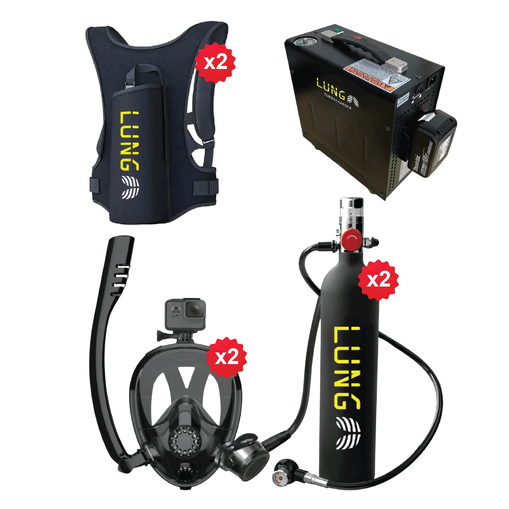 Lung T-1000 + Sub-Mask + Turbocharger - Image 3