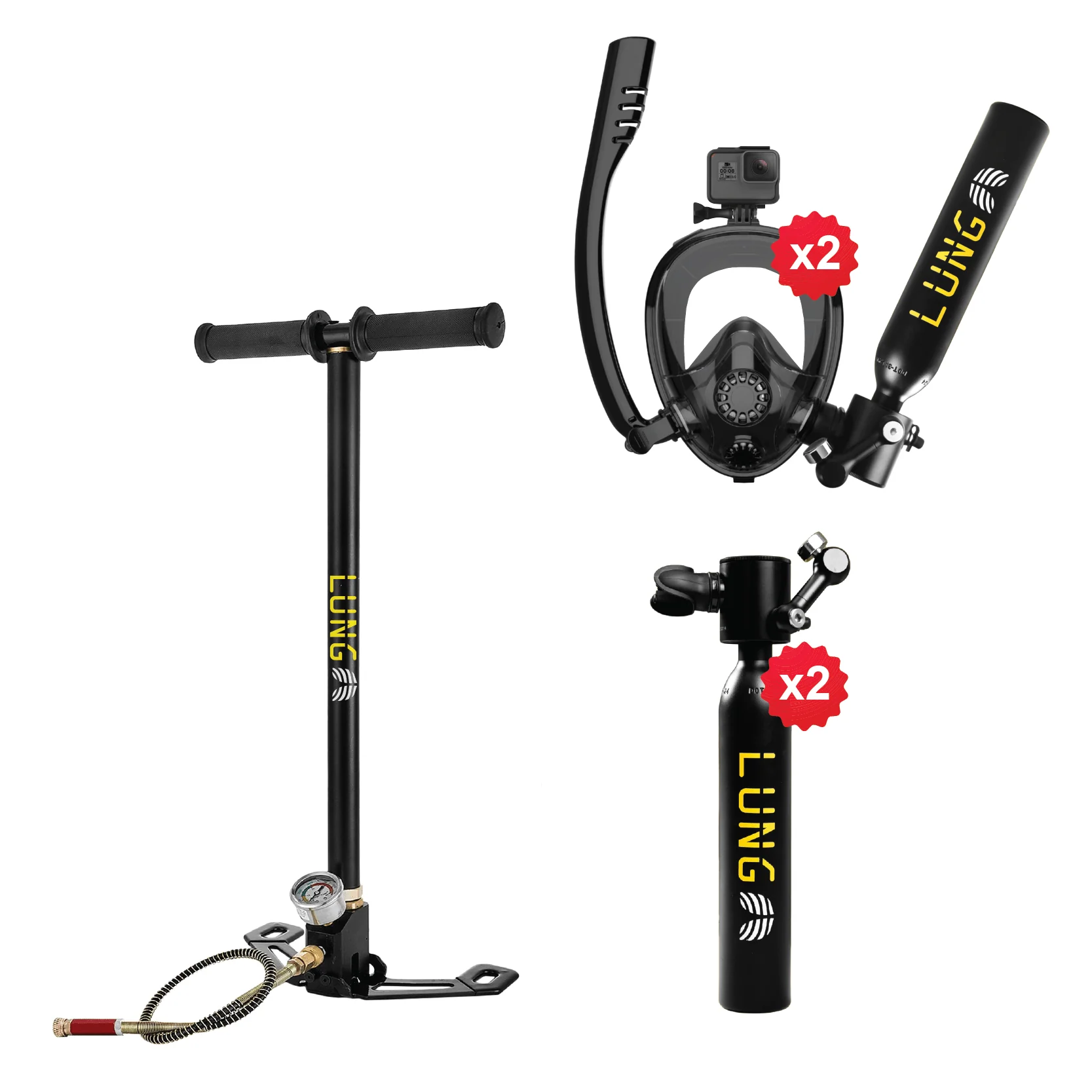 Lung T-500 + Hand Pump + Sub-Mask - Image 3