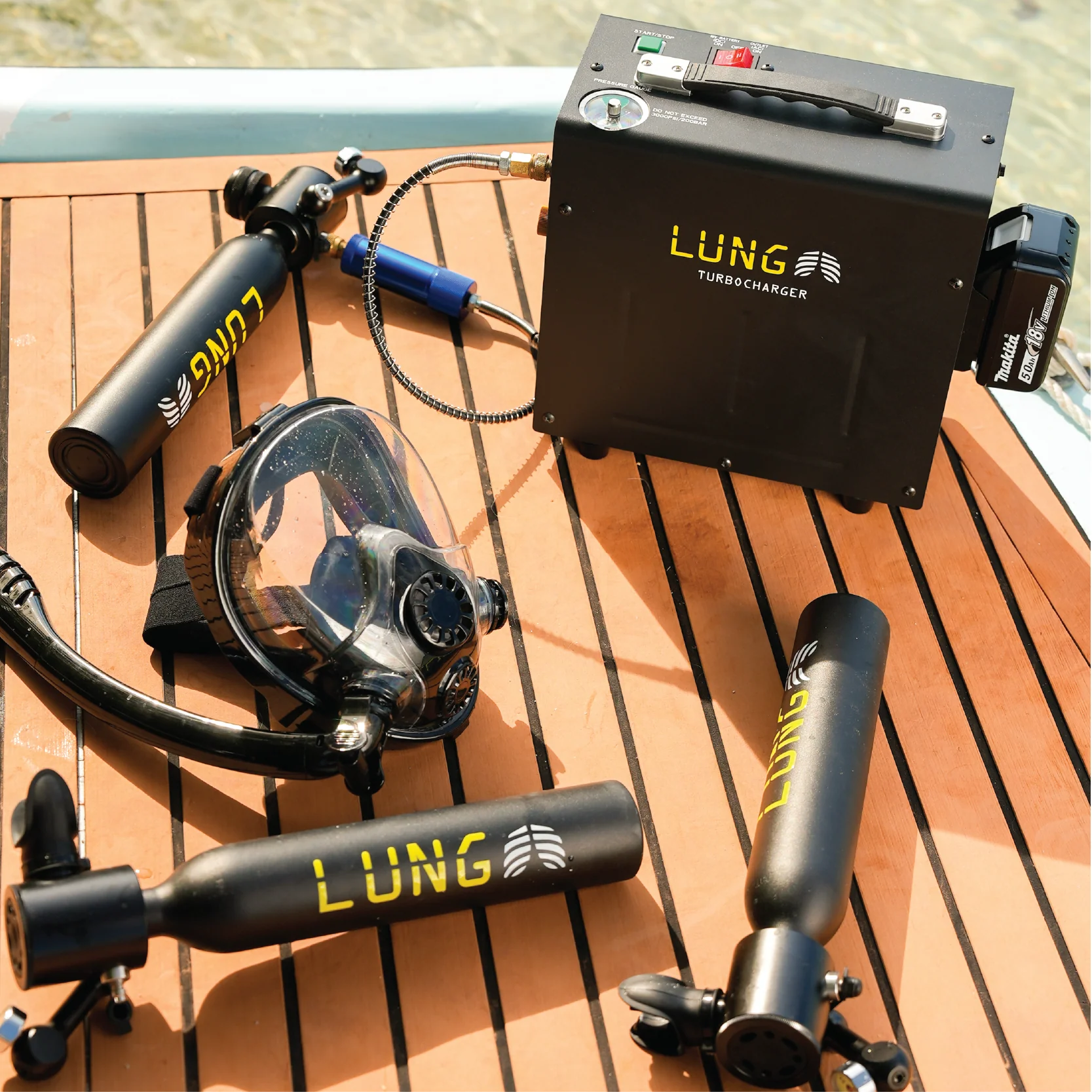 Lung T-500 + Hand Pump + Turbocharger + Sub-Mask - Image 8